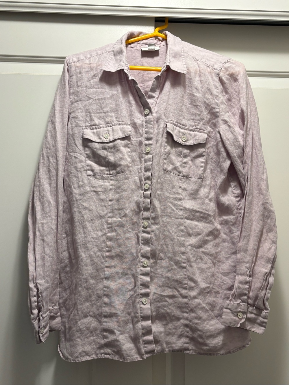 J.Jill 100% Linen button down, size M Tall